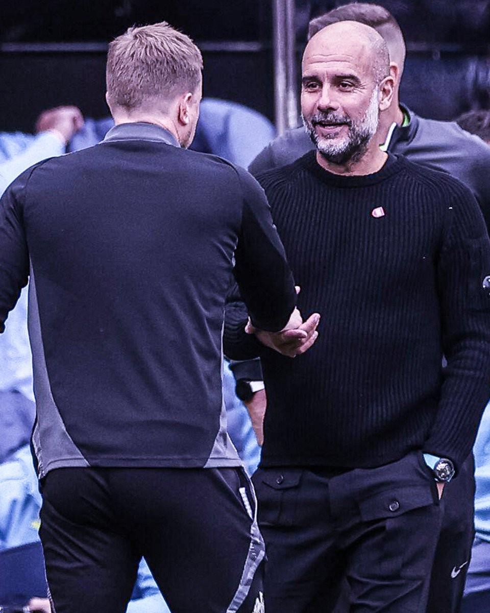 瓜帅执教生涯已16次击败埃迪-豪，仅次于对戴奇的17胜